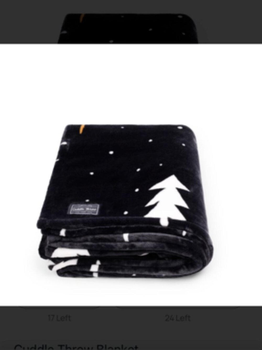 LUG - Cuddle Throw in Snowman Trees
